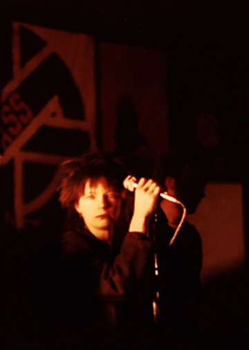 Photo of Eve Libertine from a show in Holland.