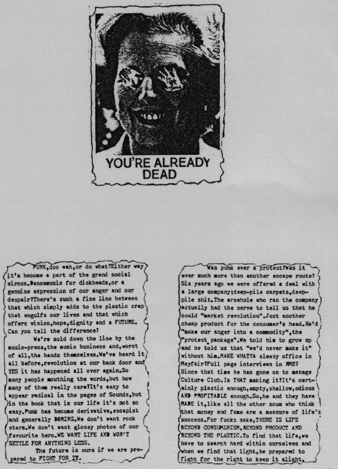 (Punk)...You're already dead