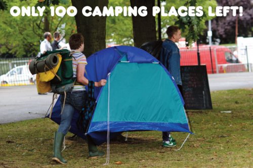 LAST 100 CAMPING SPACES