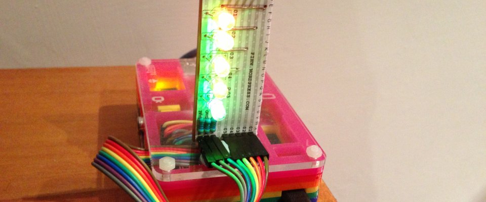 Raspberry Pi Web Server with RGB LED Feedback