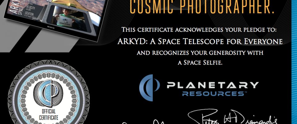 I'm Going to Exhibit My Work In Space!